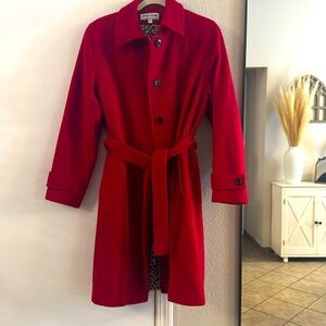 Women's Red Varsity Jacket